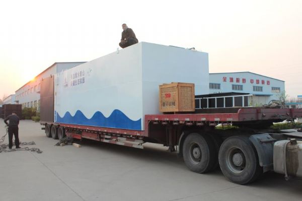 智能一体化生活污水处理设备发货