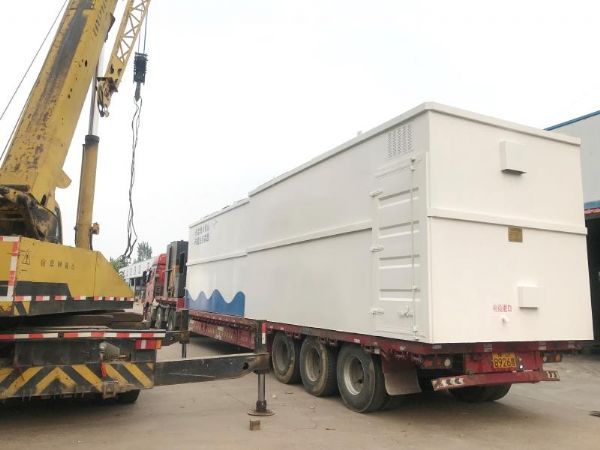 河南安阳新农村改造地埋式一体化生活污水处理设备发货