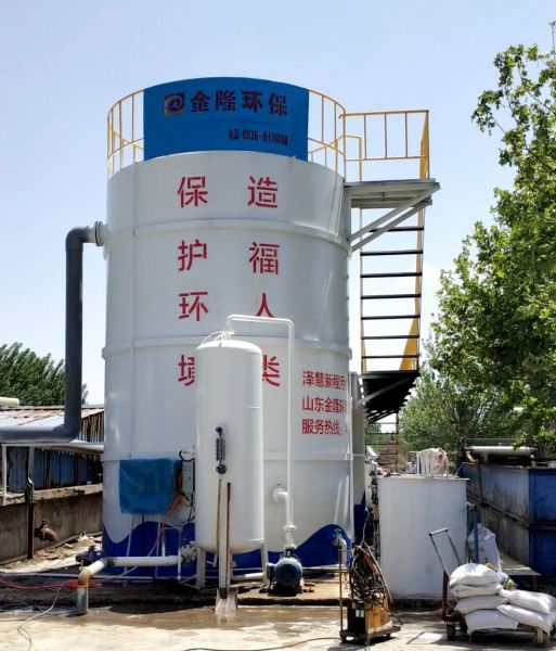 鸡屠宰污水处理设备安装调试成功