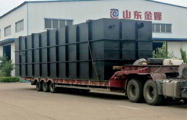 河南500m³地埋污水处理设备调节池发货 